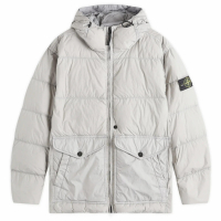 Stone Island Doudoune en plumes 'Crinkle Reps Hooded' pour Hommes