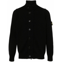 Stone Island Cardigan 'Compass-Badge Button-Up' pour Hommes