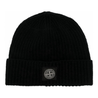 Stone Island Men's 'Logo-Patch' Beanie