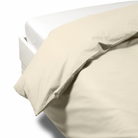 Caleffi Percalle Ivory Duvet Cover - King size bed