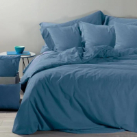 Caleffi Vintage Blue Duvet Cover Set  - Einzel size bed, 3 Stücke