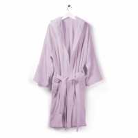 Caleffi Soft Coral Hooded Bathrobe