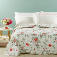 Caleffi Rosita Coral Quilted Bedspread - Single size bed