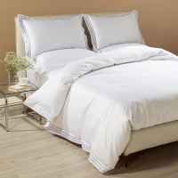 Caleffi Melodie Gray Bed Linen Set  - King size bed, 4 Stücke