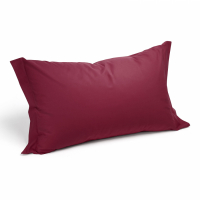 Caleffi Set of Plain Burgundy Pillowcases  - 2 Stücke