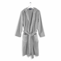 Caleffi Mermaid Gray Hooded Bathrobe