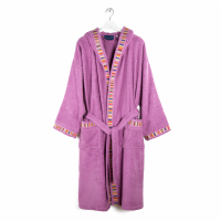 Caleffi Yupi Junior Ciclamino Hooded Bathrobe