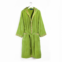 Caleffi Yupi Junior Green Hooded Bathrobe