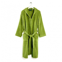 Caleffi Oceano Green Hooded Bathrobe