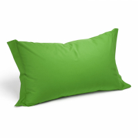 Caleffi Set of Plain Green Pillowcases  - 2 Stücke