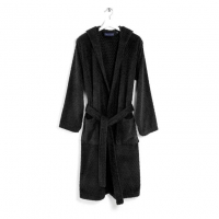 Caleffi Mermaid Black Hooded Bathrobe