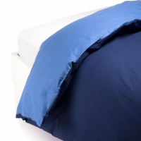 Caleffi Plain Blue Duvet Cover - King size bed