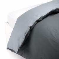 Caleffi Plain Gray Duvet Cover - King size bed