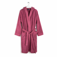 Caleffi Gim Bordeaux Hooded Bathrobe