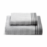 Caleffi Set of Cotton Gray Towels  - 2 Stücke