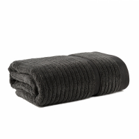 Caleffi Stripe Anthracite Bath Towel