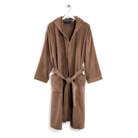 Caleffi Minorca Caffè Hooded Bathrobe