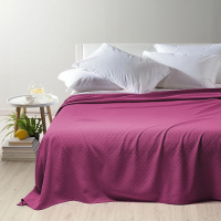 Caleffi Rodeo Fuxia Lightweight Bedspread  - King size bed