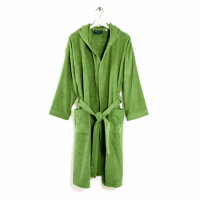 Caleffi Minorca Junior Hooded Bathrobe Green