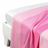 Caleffi Joy Pink Cotton Flat Sheet - Double size bed