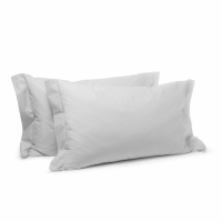 Caleffi Set of Percalle Beige Pillowcases  - 2 Stücke