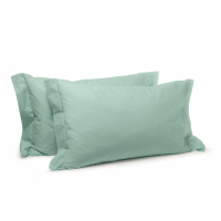 Caleffi Set of Percalle Jade Pillowcases  - 2 Stücke