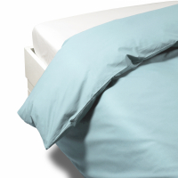 Caleffi Percalle Aqua Duvet Cover - King size bed