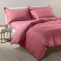 Caleffi Bicolor Pink Bed Linen Set  - Einzel size bed, 3 Stücke