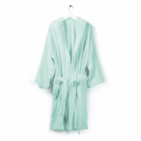 Caleffi Soft Acqua Hooded Bathrobe