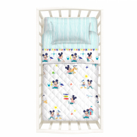 Caleffi Baby Mickey Bedspread With Cot Bumper  - Baby size