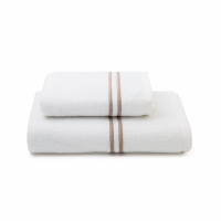 Caleffi Set of Classic White Towels  - 2 Stücke