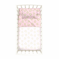 Caleffi Teddy Bear Sheet Set  - Baby size 3 Stücke