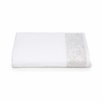 Caleffi Decor White Bath Towel