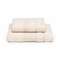 Caleffi Set of Athens Vanilla Towels  - 2 Stücke