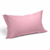 Caleffi Set of Plain Pink Pillowcases  - 2 Stücke