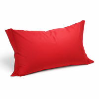 Caleffi Set of Plain Red Pillowcases  - 2 Stücke