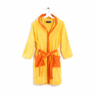 Caleffi Young Sun Yellow Hooded Bathrobe