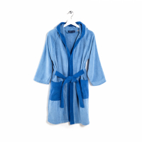 Caleffi Young Lavender Hooded Bathrobe