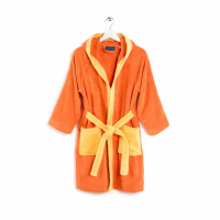 Caleffi Young Orange Hooded Bathrobe