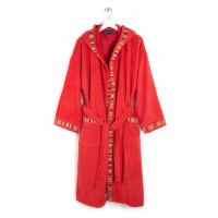 Caleffi Yupi Junior Red Hooded Bathrobe