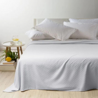 Caleffi Rodeo White Lightweight Bedspread  - Single size bed