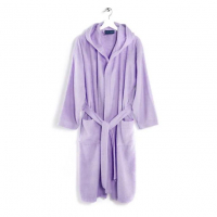 Caleffi Oceano Lilac Hooded Bathrobe