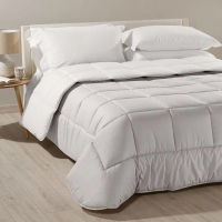 Caleffi Bicolor Sand Quilted Bedspread - King size bed