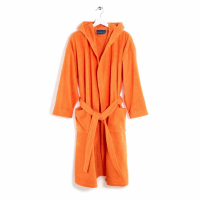 Caleffi Oceano Orange Hooded Bathrobe