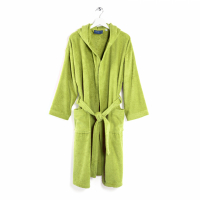 Caleffi Oceano Pistachio Hooded Bathrobe