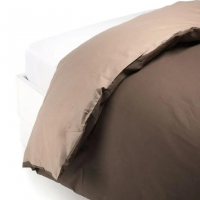 Caleffi Plain Moka Color Duvet Cover - Single size bed