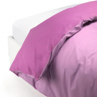 Caleffi Plain Orchid Duvet Cover - Single size bed