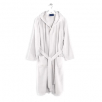 Caleffi Oceano White Hooded Bathrobe