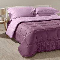 Caleffi Bicolor Orchid Quilted Bedspread - Super King size bed