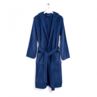 Caleffi Mermaid Night Blue Hooded Bathrobe